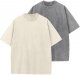 Men's Oversized Cotton T-Shirts Loose Fit Vintage Washed Tee Unisex Short Sleeve Casual Shirts Tops