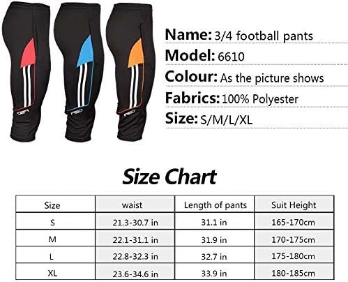 Men's 3/4 Running Training Soccer Pants