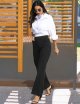 Wide Leg Pants for Women, Yoga Pants with Pockets High Waist Casual Straight Dress Pants Petite/Tall/Regular