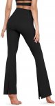Cloud Feeling Split-Hem Flared Pants for Women 29" /31" High Waisted Lounge Bootcut Yoga Pants