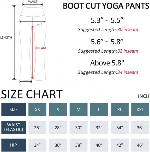 Womens Flare Leggings Yoga Pants Women Fold Over Bootcut Lounge Workout Pant