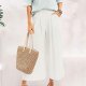 Wide Leg Pants for Women Palazzo Palazzo High Waisted Floral Lounge Boho Ruffle Hem Wide Leg Flowy Trousers with Pockets