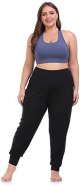 Women's Plus Size Yoga Joggers Pants Casual Comfy Workout Lounge Pants with Pockets