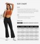 Women's Flare Leggings Crossover Yoga Pants High Waist Bootcut Workout Leggings with Pockets 29" 31"