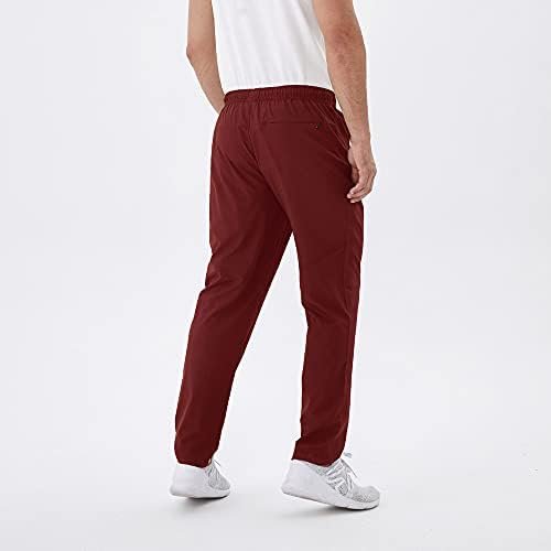 Men's Lightweight Pants with Zipper Pockets Quick Dry Workout Athletic Travel Pants