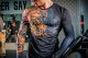 Men's 3D Printed Compression Long Sleeve T Shirts Top Tees