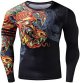 Men's 3D Printed Compression Long Sleeve T Shirts Top Tees