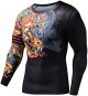 Men's 3D Printed Compression Long Sleeve T Shirts Top Tees