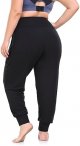 Women's Plus Size Yoga Joggers Pants Casual Comfy Workout Lounge Pants with Pockets