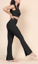 Cloud Feeling Split-Hem Flared Pants for Women 29" /31" High Waisted Lounge Bootcut Yoga Pants